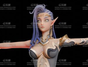 美女精灵女战士