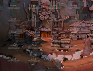 守望先锋废墟科幻场景