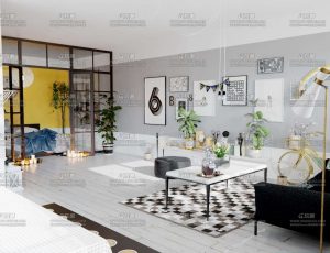 超写实欧式blender场景3