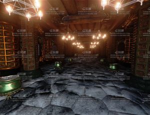 中国少林寺密室大门场景