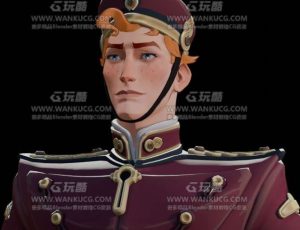 风格化卡通门卫