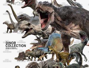 MAYA影视级侏罗纪恐龙模型包