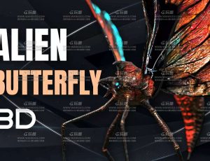 外星蝴蝶昆虫