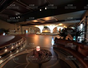 复古科幻休闲舞厅休闲吧