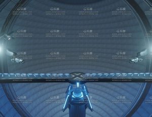 科幻密室走廊空间