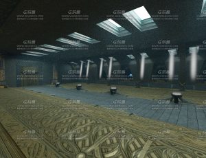 空旷走廊空间场景