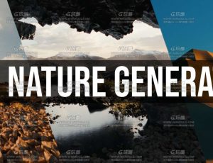 自然地形生成器Blender资产包