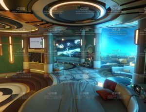 科幻卧室小场景