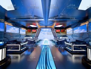 科幻舱室内场景