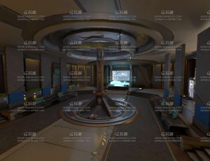 科幻实验密室场景