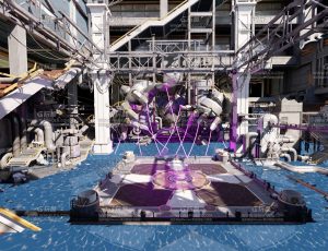 科幻机械加工厂场景