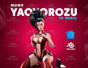 R2 Studio高精度八十夜桃Blend模型