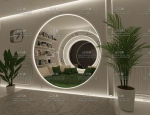 科幻太空舱卧室