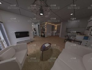 宽敞单身公寓套房环境