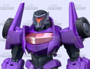 紫色变形金刚