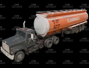 军事运输油罐车