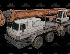 科幻重型起吊机车