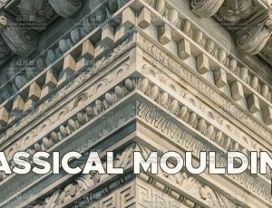 欧式建筑花雕装修装饰物模型包Blender资产库