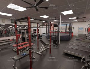 高级健身房场所