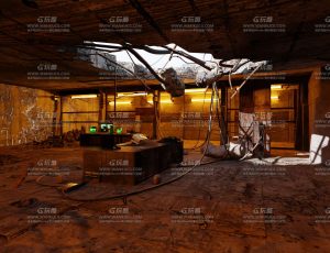 废弃楼房黑客室