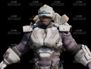 科幻机械宇航员