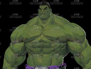 风格化漫威绿巨人