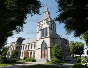 大型写实庄园场景