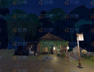 风格化自然木屋环境