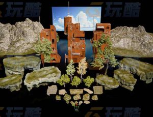 自然幻想童话风格模型Blender资产库6