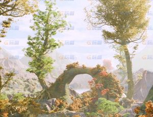 魔幻树林高细节Blender动画场景