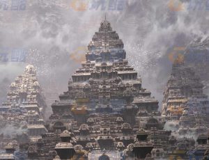 失落东南亚宏伟神庙场景